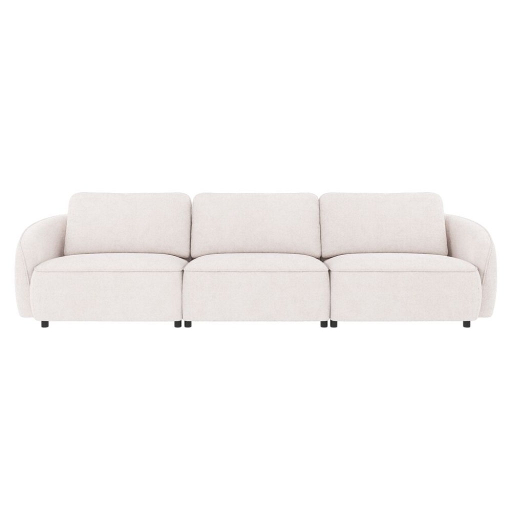 Norris soffa 4-sits vitt tyg Greg 1