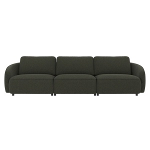 Norris soffa 4-sits grönt tyg Alice #162