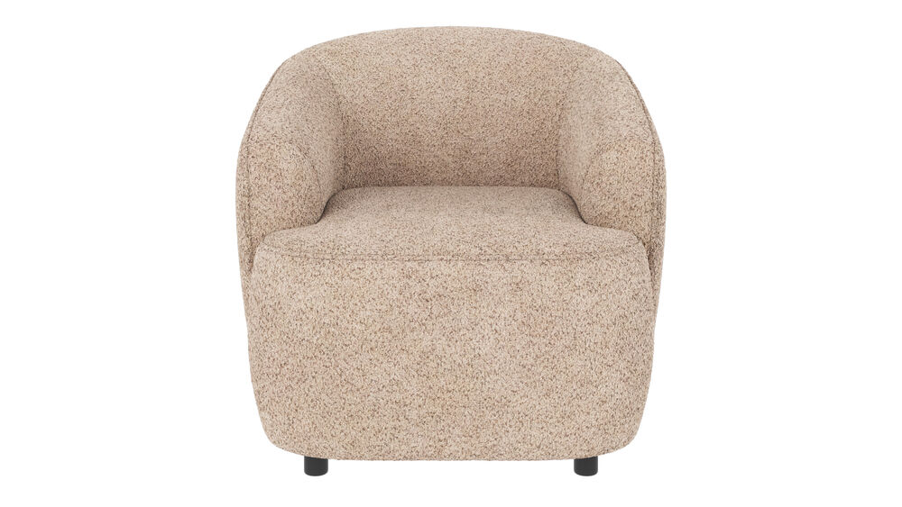 Dermot fåtölj ljusbeige tyg Anna #2 - Bild 1