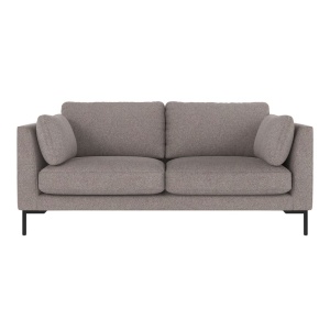 Corwin soffa 2,5-sits grå-beige tyg Brenda