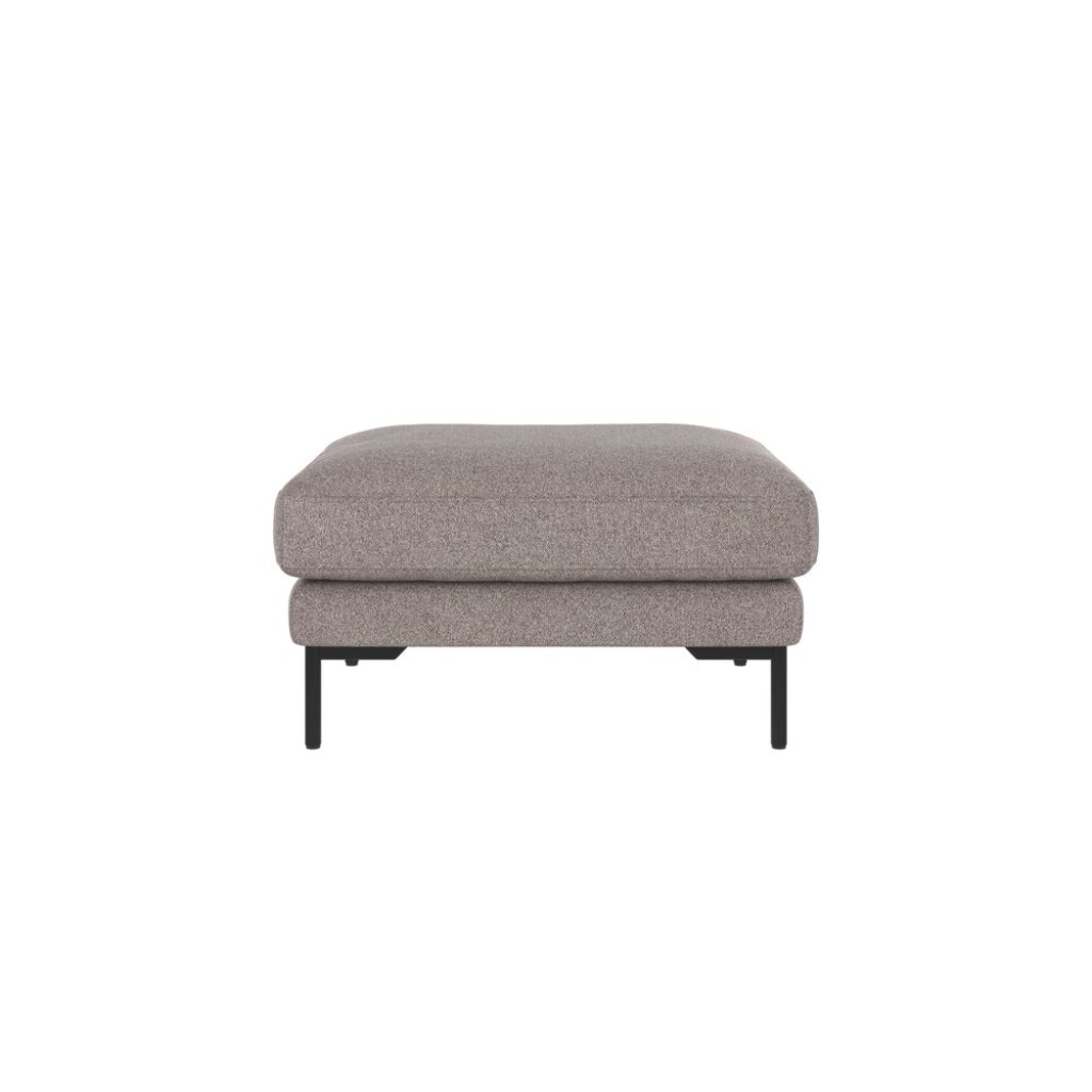 Corwin fotpall grå-beige tyg Brenda #7
