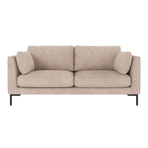 Corwin soffa 2,5-sits ljusbeige tyg Greg