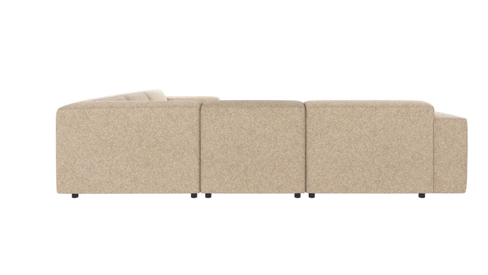 Willard hörnsoffa 3+3-sits beige tyg Bobby 2 (k2) - Bild 4