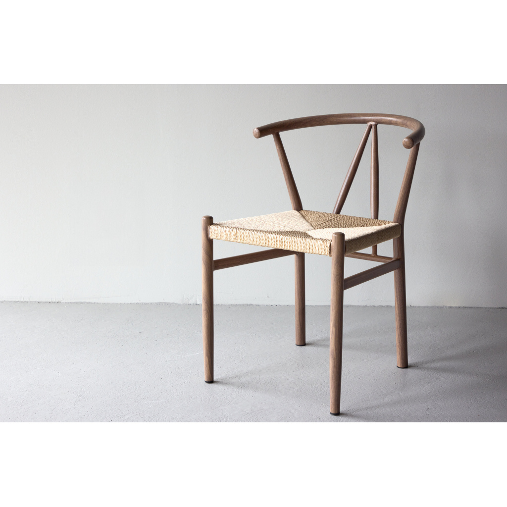 Alfons Dining Chair - Woodlook / Natur Rope