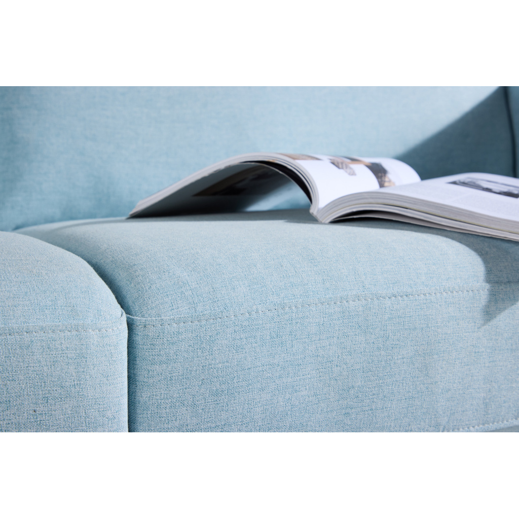 Sky 3-Seat Sofa - Vitwash / Baby Blå