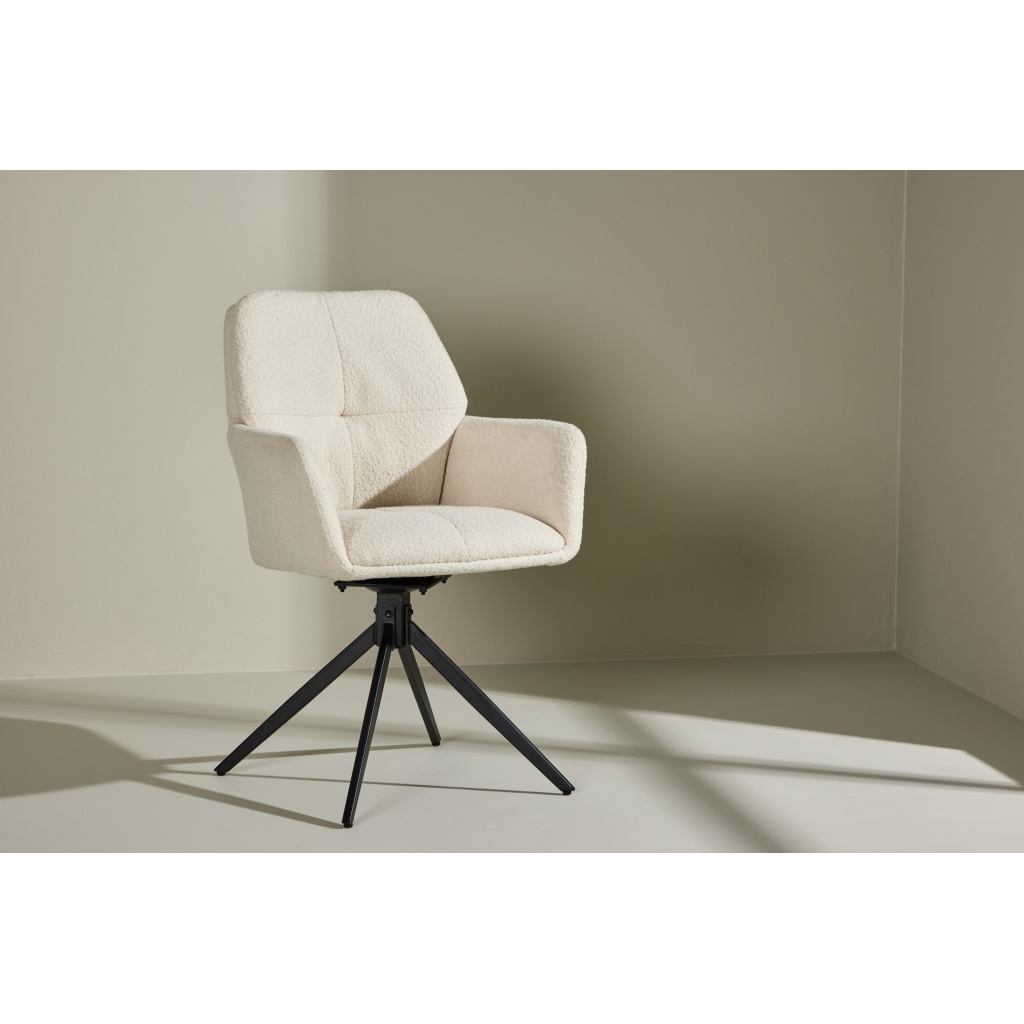Manchi Dining Chair 2-pack - Svart/ Vit