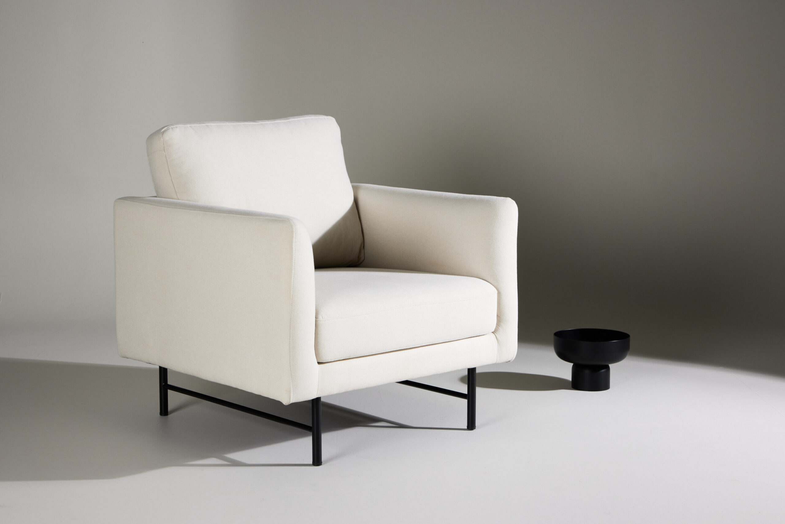 Sky 1-Seat Sofa - Vit /