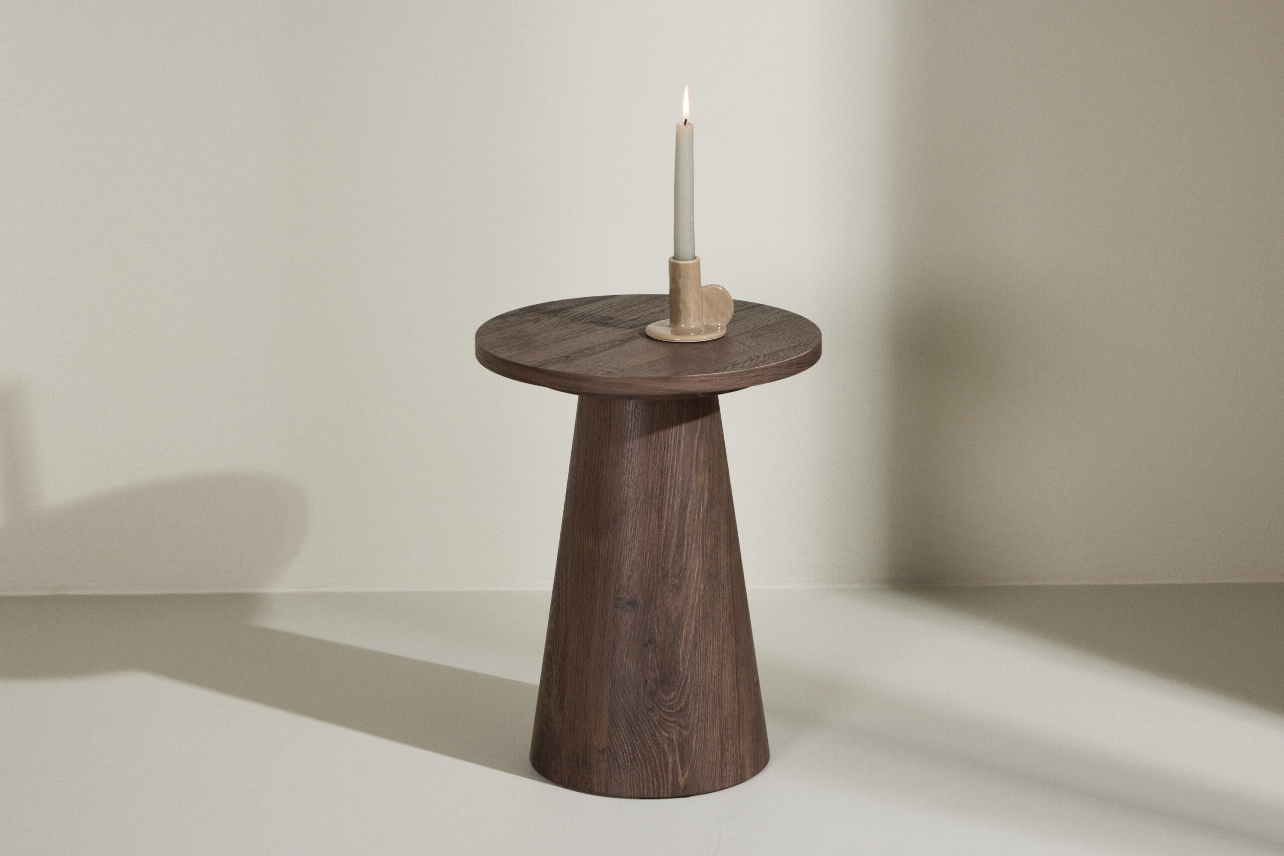 Lanzo Side Table φ35x45 cm - Mocca