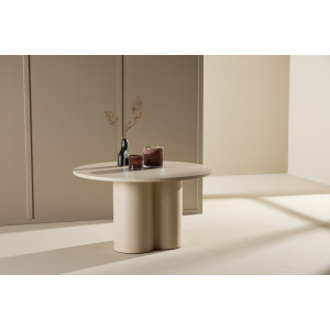 Olivia Sofa Table ⌀80x45 cm - Beige