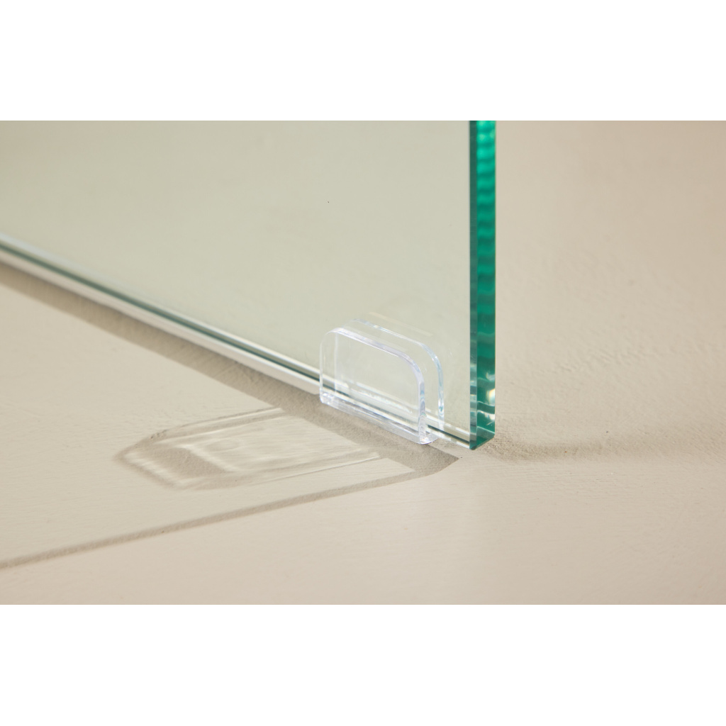 Ester Sofa Table 120x80x42 cm - Glass / Concretelook