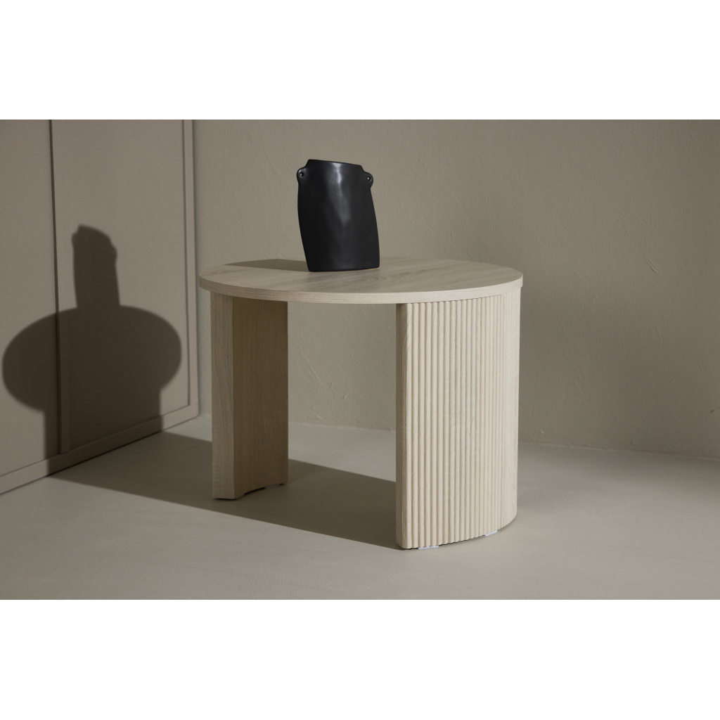 Bristol Sofa Table φ60x45 cm - Vitwash