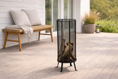 Bastian Fire Basket - Svart