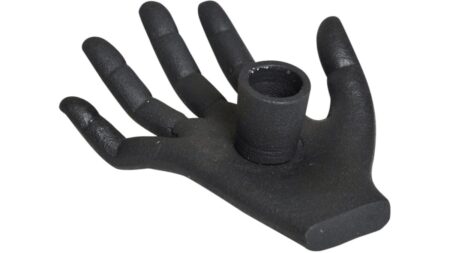 BASILIO ljusstake svart hand – Dina Möbler