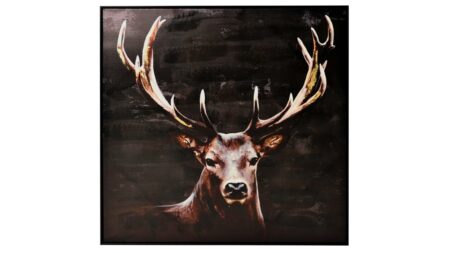 HJORTBILD m svart PS ram, 100×100 – Dina Möbler