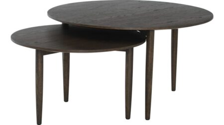 Kalmar Ø90/Ø70 cm – Brun – Dina Möbler