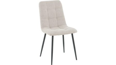 LENA Matstol l i beige tyg – Dina Möbler