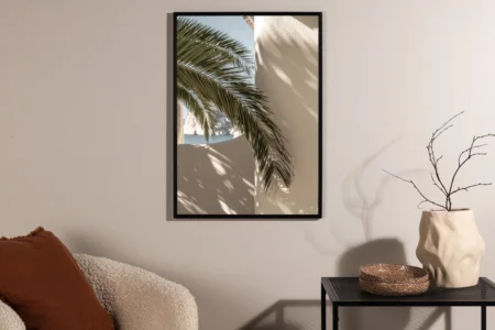 Palmleaf Posters Beige