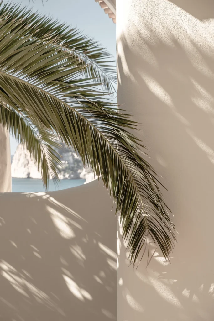 Palmleaf Posters Beige