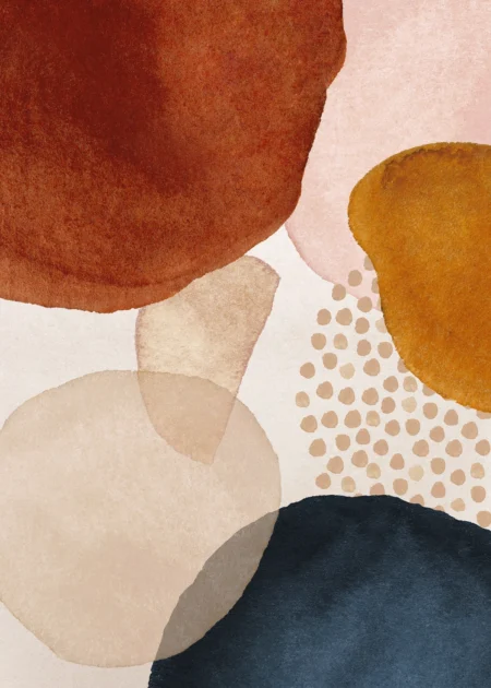 Circles Posters Beige