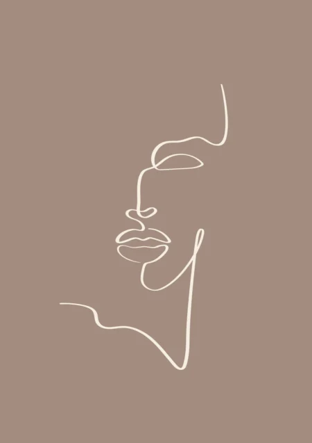 Siluette Posters Brown