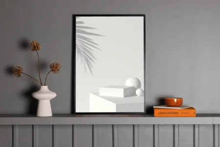 White Box Posters Beige