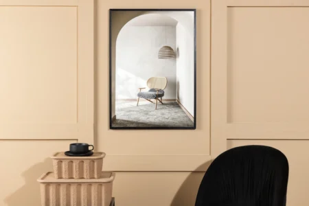 Lounge Chair Posters Beige