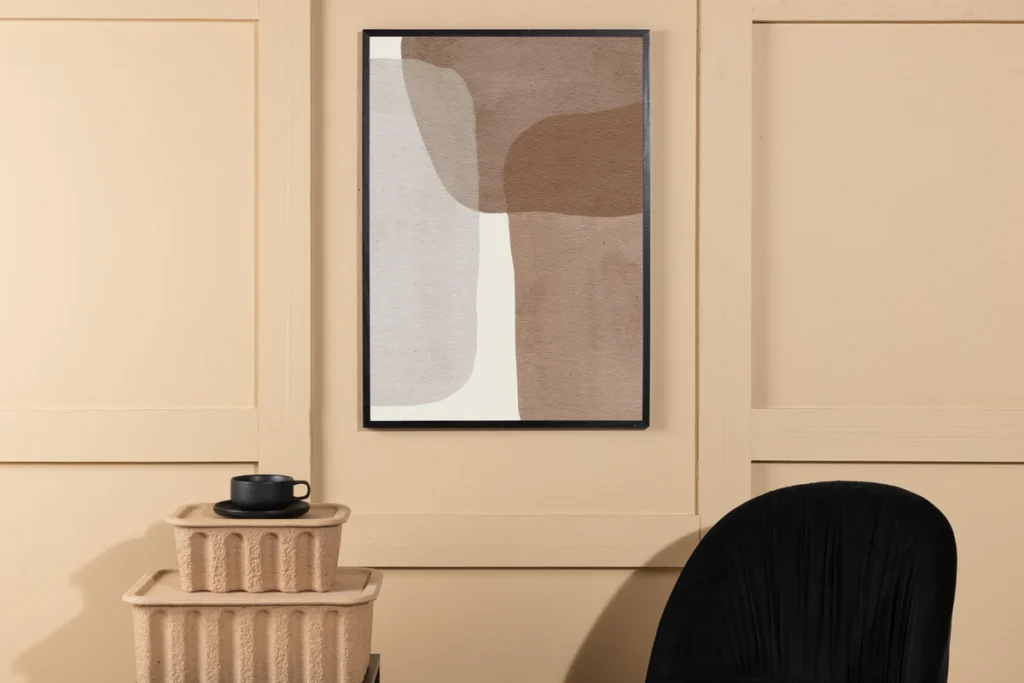 Squares Posters Beige