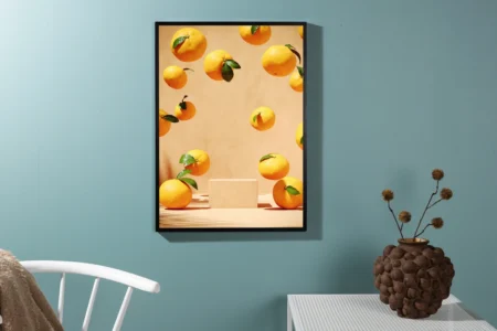 Lemons Posters Beige