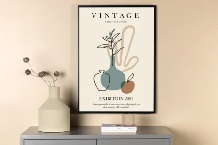 Vintage Posters Beige