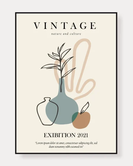 Vintage Posters Beige
