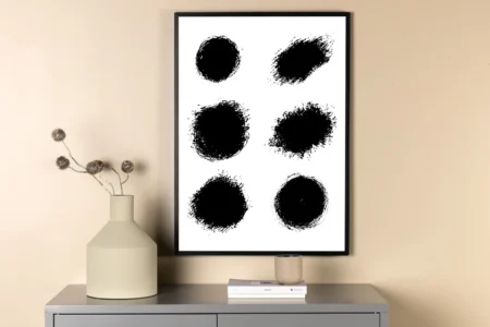 Dots Posters White