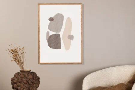 Shapes Posters Beige
