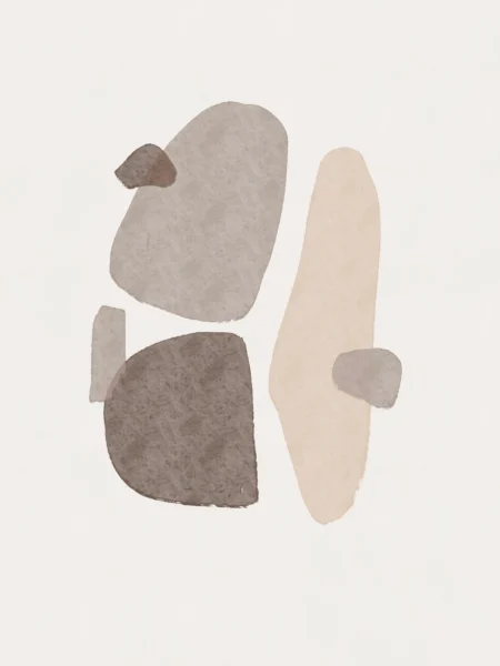 Shapes Posters Beige