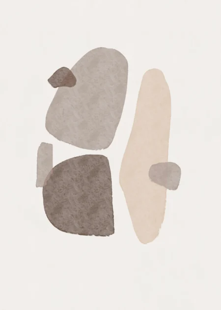 Shapes Posters Beige