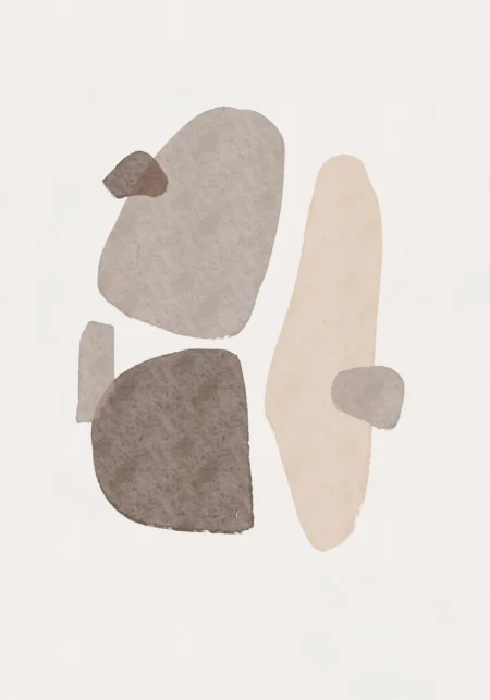 Shapes Posters Beige