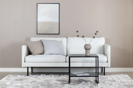 Zoom 2-sits soffor White