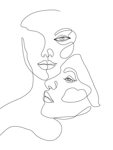 Faces Posters White