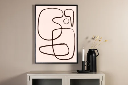 Line art Posters White