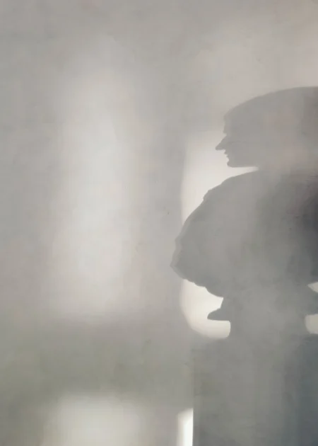 Human shadow Posters Grå