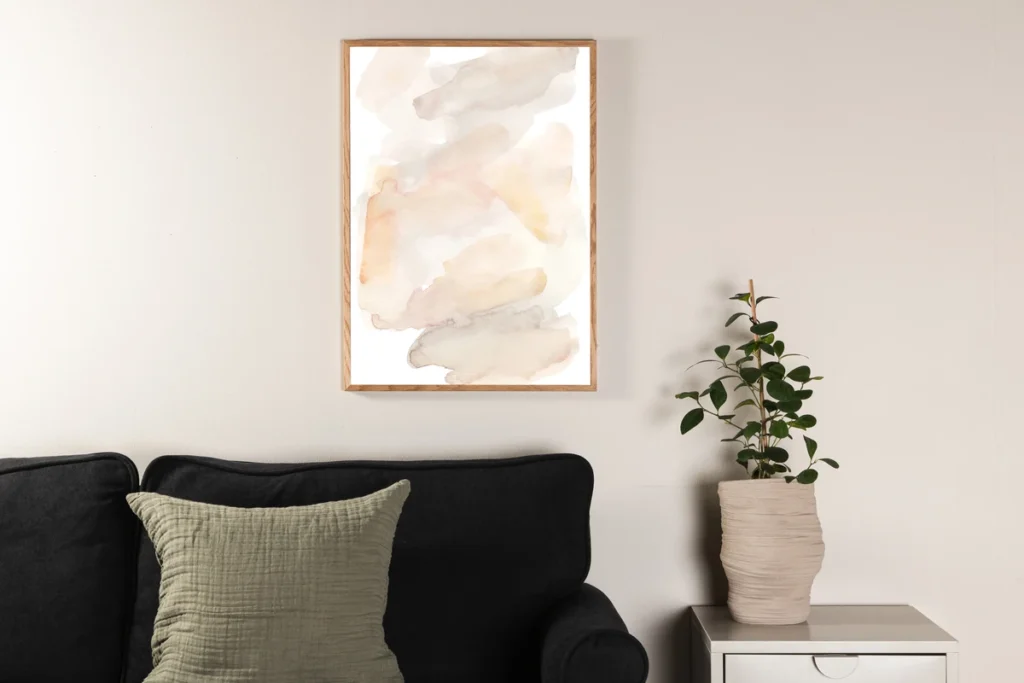 Water colour Posters Beige