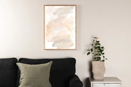 Water colour Posters Beige
