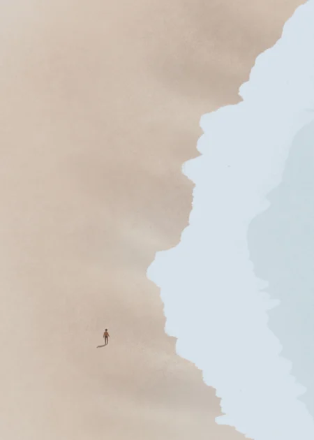 Beach Posters Beige