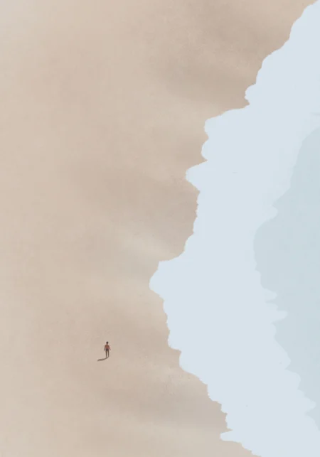 Beach Posters Beige
