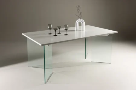 Ester Rektangulära Matbord 180 x 90 Light Grey