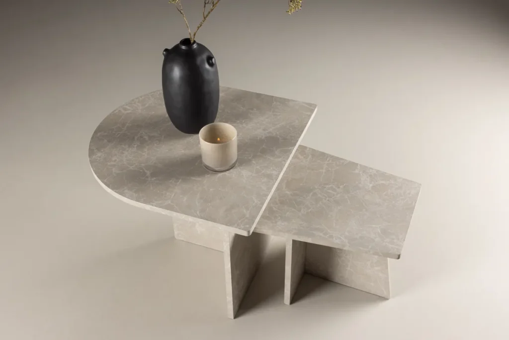 Sala Soffbord Bord 1: 60 cm Bord 2: 40 cm x Bord 1: 60 cm Bord 2: 40 cm Beige