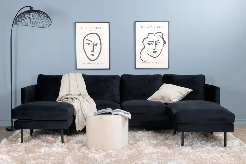 Zoom Divansoffor Svart