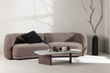 Cielo 3-sits soffor Brown