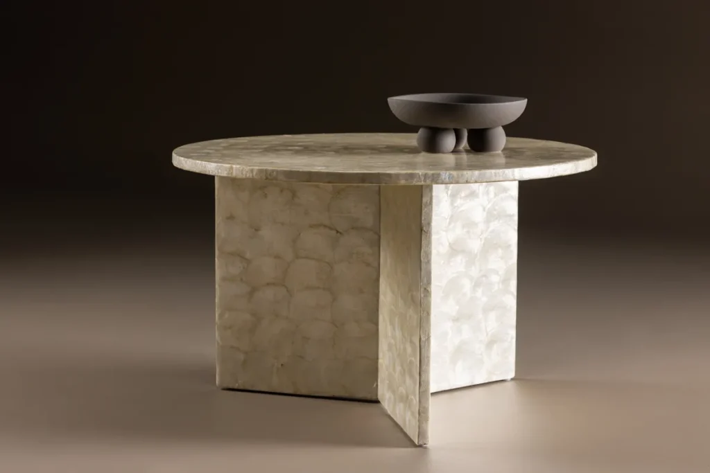 Smögen Soffbord ⌀70 Beige