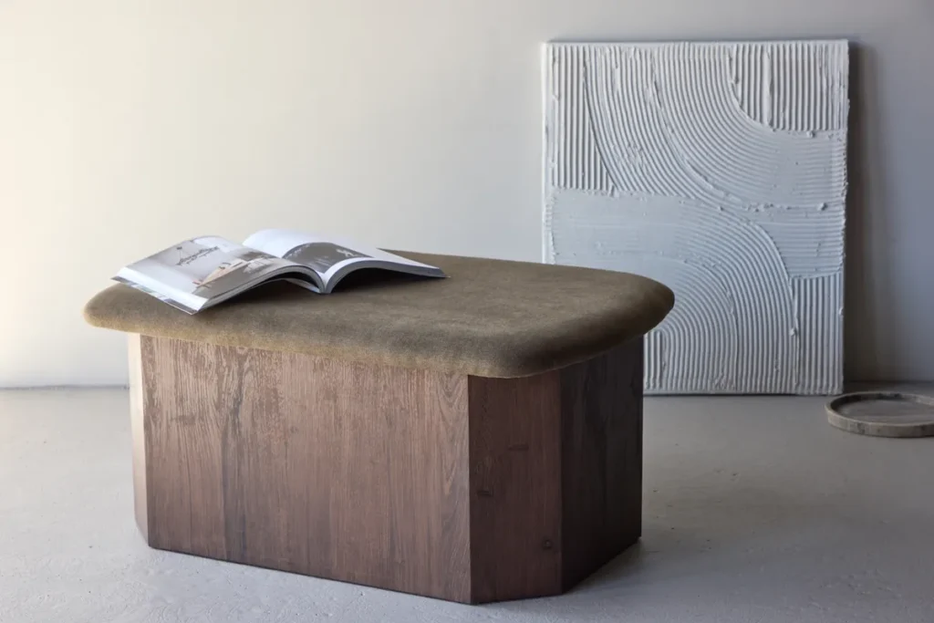 Todd Ottoman 59 x 42 x 88 Brown