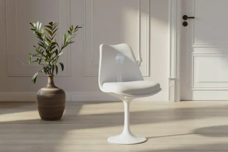 Hamden Matstolar White